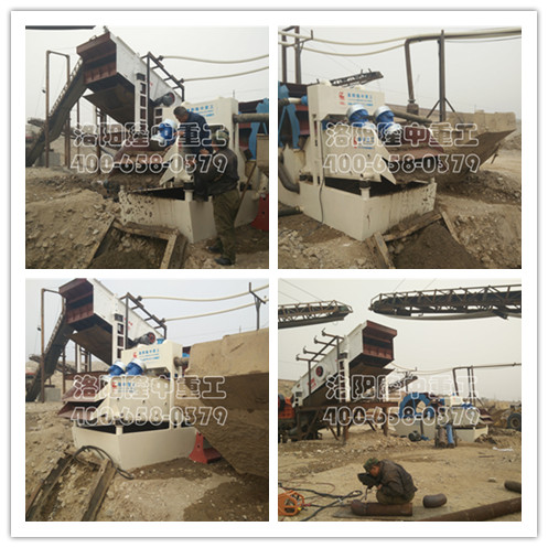 福建洗砂机任务现场