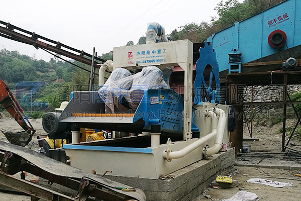 发往健康的LZ2635洗砂收受接管一体机装置实现
